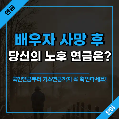 노후 연금을 혼자 받게 될 때 주의해야 할 사항들