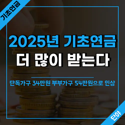 2025년 기초연금 수급액 변경 및 혜택 안내