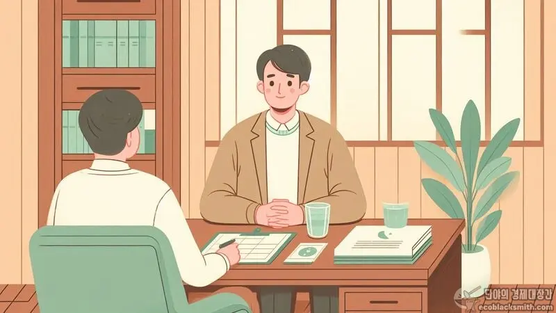 수급자 금융재산 기준에 대해 전문가 상담을 받는 따뜻한 상담