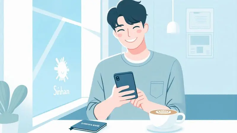 청년월세지원금 수령 후 안도하며 미소 짓는 청년의 모습