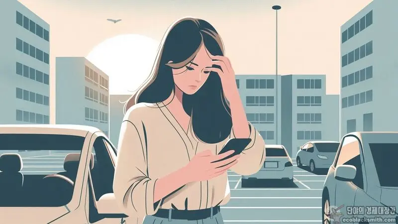 한부모가족 지원 신청 전 차량 소유로 인한 고민 상황