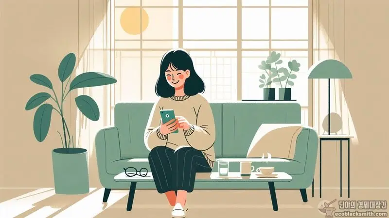 압류방지통장 잔액을 확인하며 안심하는 기초생활수급자