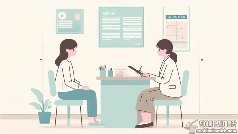 주민센터에서 진행되는 친근한 상담을 통한 기초생활수급자 신청 과정