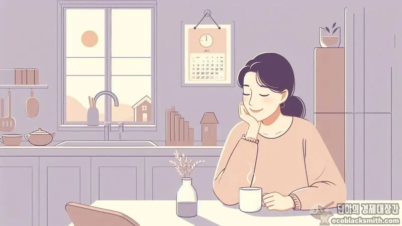 이자소득 반영기간이 끝나고 생계급여가 정상화되는 시점을 확인하며 안도하는 수급자