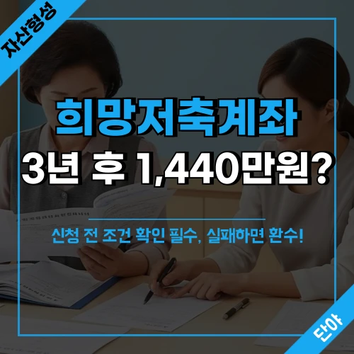 희망저축계좌 신청을 위해 주민센터를 방문한 수급자의 모습